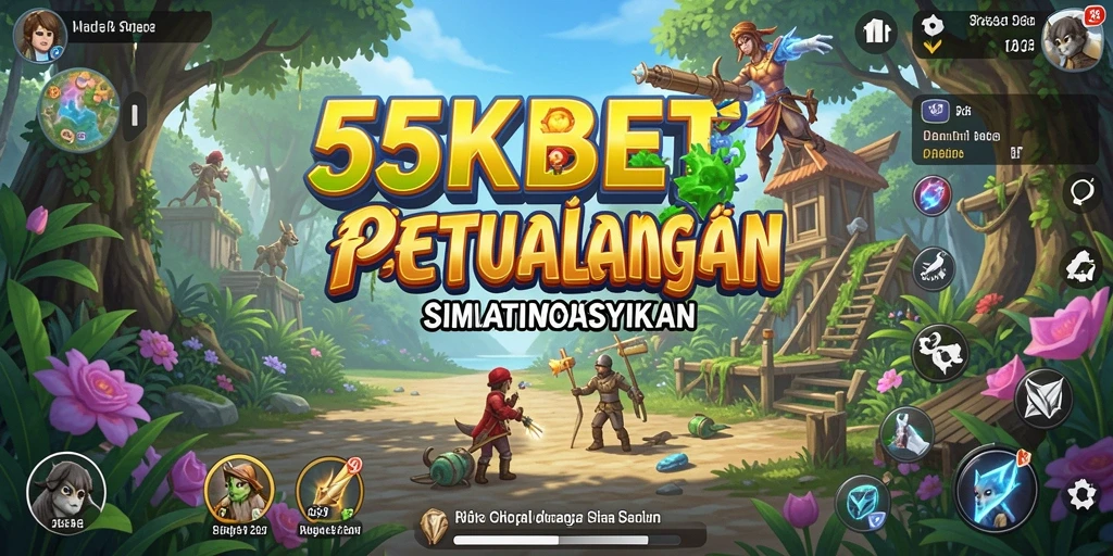 Tampilan gameplay menarik dari 55KBET yang penuh petualangan.