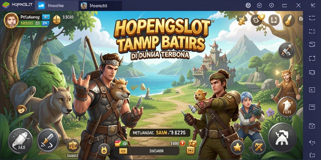 Gameplay menarik HOPENGSLOT di dunia terbuka yang luas.