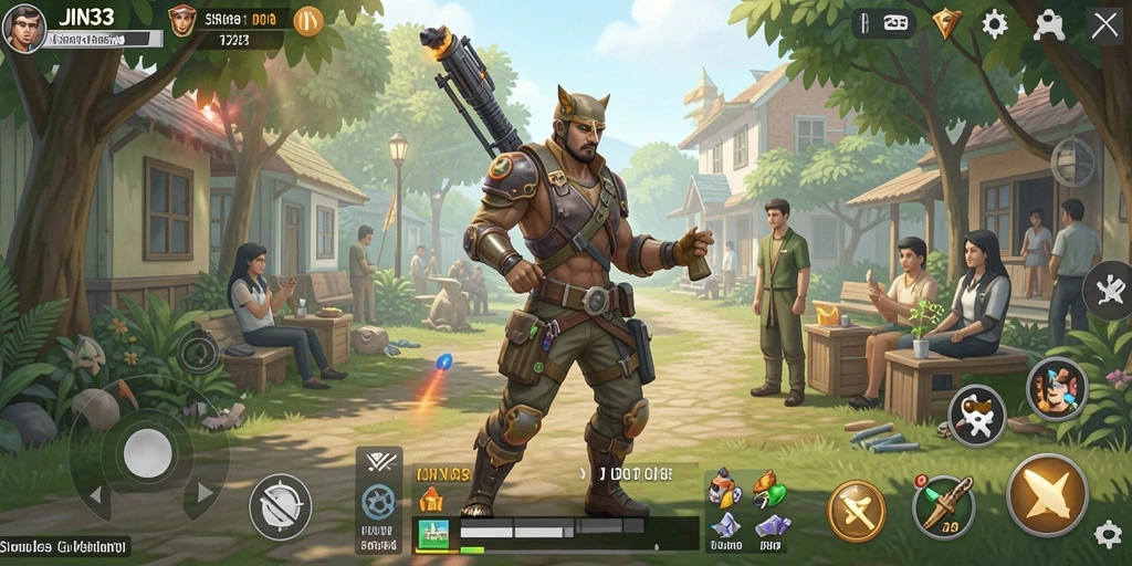 Tampilan gameplay JIN33 yang menarik dan interaktif.