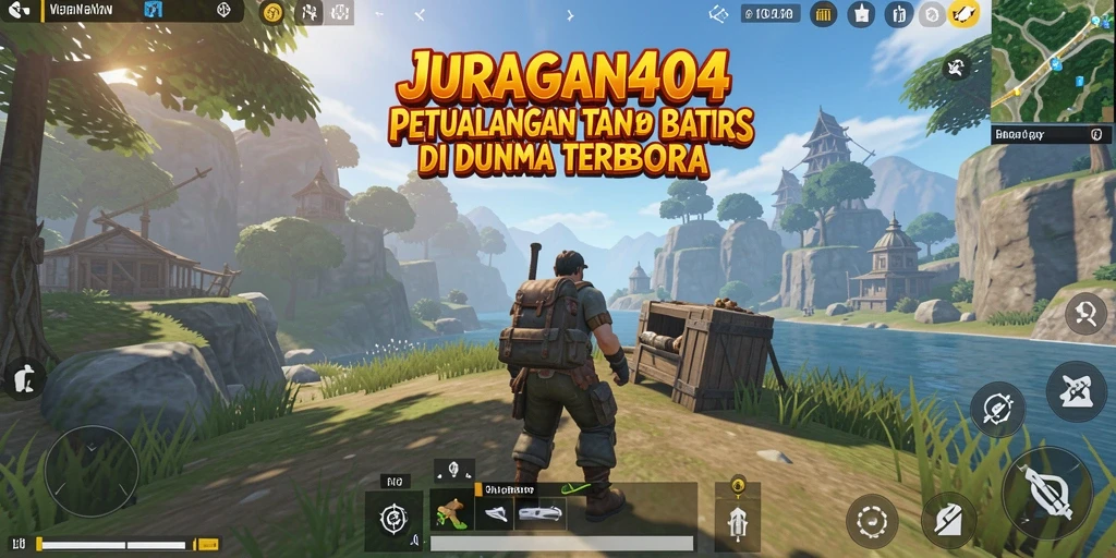 Gameplay JURAGAN404 yang mengesankan dalam dunia terbuka.