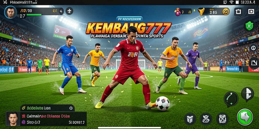 Gameplay KEMBANG777 yang menampilkan aksi olahraga yang dinamis.