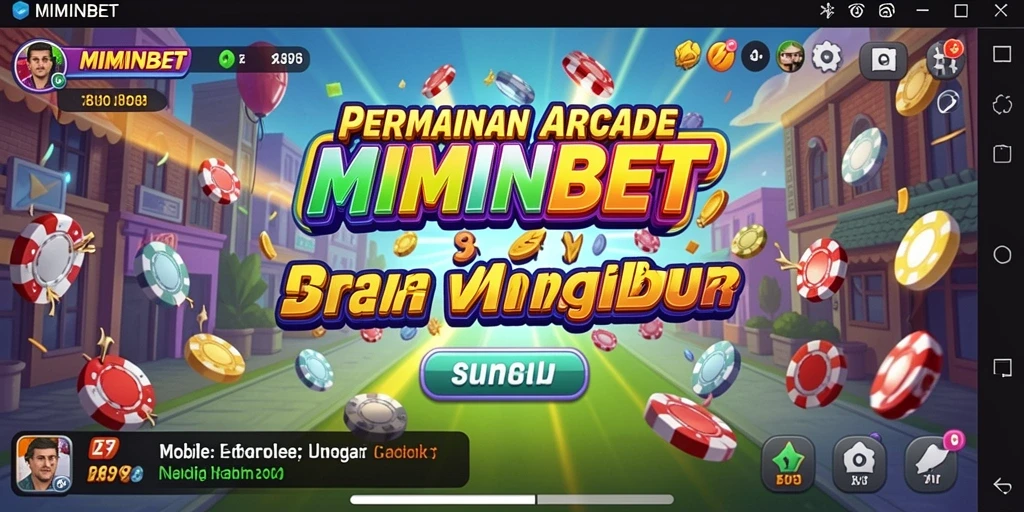 Screenshot MIMINBET menampilkan aksi gameplay Arcade yang seru.