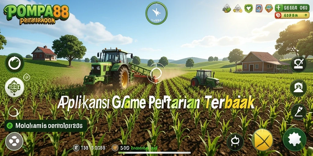 Screenshot menampilkan gameplay seru dalam mengelola ladang pertanian.