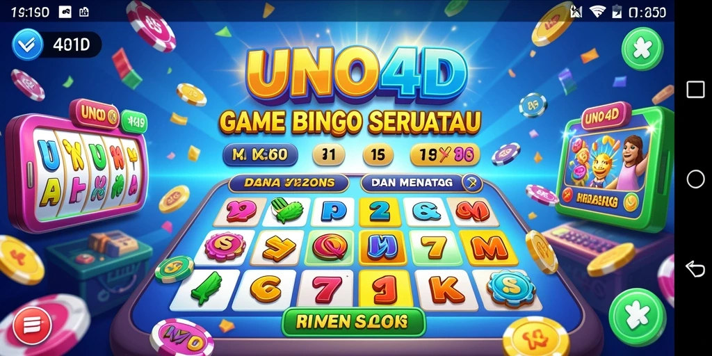 Tampilan gameplay menarik dan kompetitif di UNO4D.